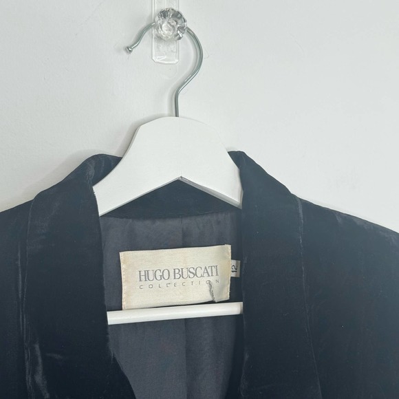 HUGO BUSCATI | Vintage Crushed Velvet Blazer | 12 - Picture 3 of 3